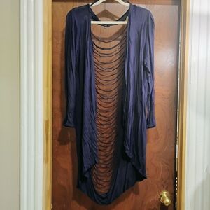 Love J, Size: XL, Navy Blue Cardigan